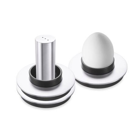 Duro Egg Cup // Set of 3 + Salt Shaker