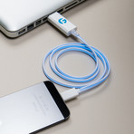 iPhone 5 Flow Charge // Electric Blue Cable
