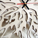 Coral Branch Clock // Large