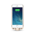 Fluxx Battery Case for iPhone 5/5s (Gold)