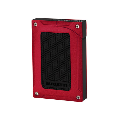 Bugatti 7 Torch Flame Lighter // Anodized Red