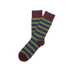 Rugby Stripe  //  Olive Green