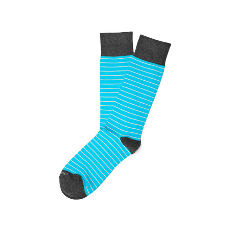 Needle Stripe  //  Celestial Blue