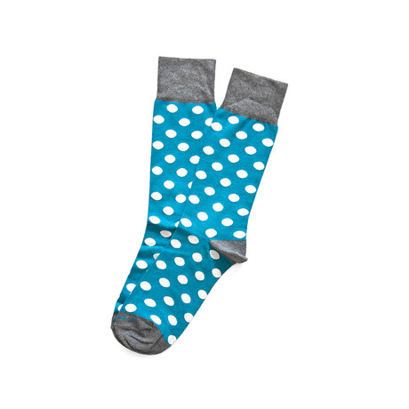 Polka Dots  //  Celestial Blue