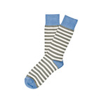 Abbey Stripe  //  Vintage Green Heather