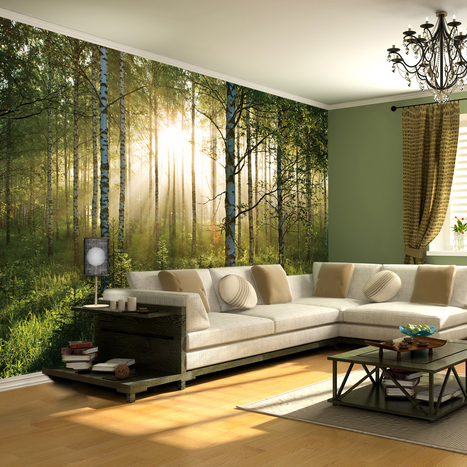 Forest Scene - 1 Wall Murals - Touch of Modern