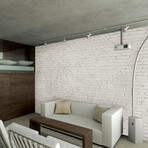 White Loft Brick Wall