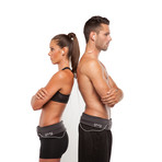 FlipBelt // Carbon (Extra Small // 22"-25" Waist)