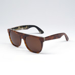 Flat Top (Tortoise Print / Brown Lens)