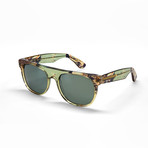 Flat Top Small (Crystal Print / Green Lens)