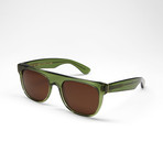 Flat Top Small (Crystal Print / Green Lens)