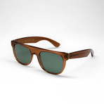 Flat Top Small (Crystal Print / Green Lens)