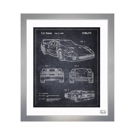 Ferrari F40 1990 (10"L x 12"W)