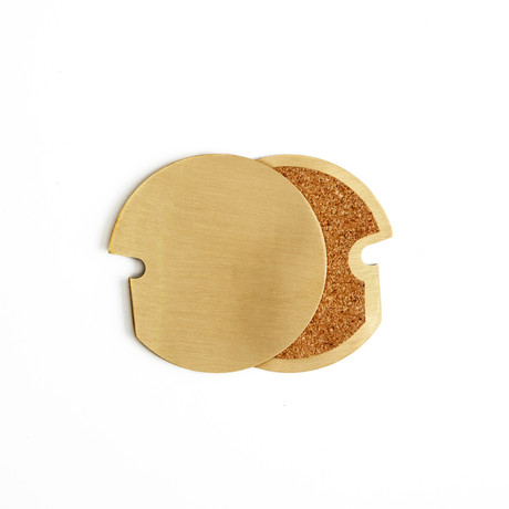 Brass Broach Coasters