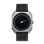 Slow Jo 14 // Silver Case + Black Dial