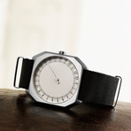 Slow Jo 12 Quartz // Silver Case + Creme Dial