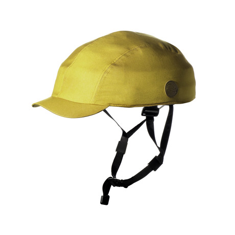 Foldable Flatcap Urban Bike Helmet // Mustard (Small)