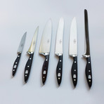 Essentium 6-Piece Resin Handle Knife Set // Wenge Block