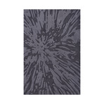 Starburst Rug // Charcoal (2' x 3')