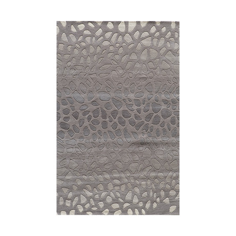 Pebble Ombre Rug // Silver (2'3" x 8')