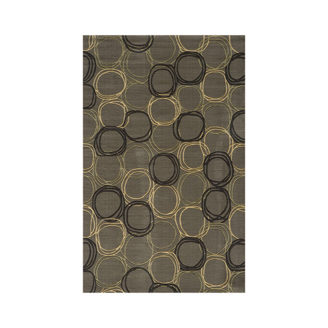 Triple Ring Rug // Grey (3' x 5')