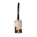 Luggage Tag Vip (Brown/White)
