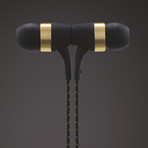 Vain Sound No2 // Black & Gold // In-Ear Headphones