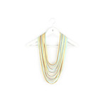 Scarf-lace // Multi (Light Yellow, Brown & Blue)