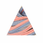 Scarf-lace // Multi (Light Yellow, Brown & Blue)