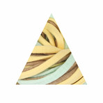 Scarf-lace // Multi (Light Yellow, Brown & Blue)