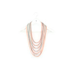 Scarf-lace // Multi (Light Yellow, Brown & Blue)