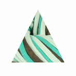 Scarf-lace // Multi (Light Yellow, Brown & Blue)