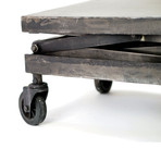 Adjustable Iron Apothecary Table