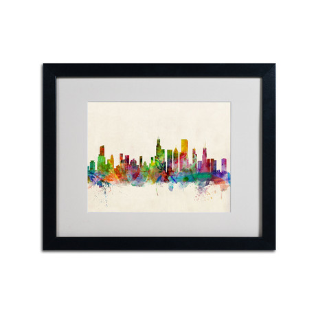 Chicago Illinois // Matted Framed