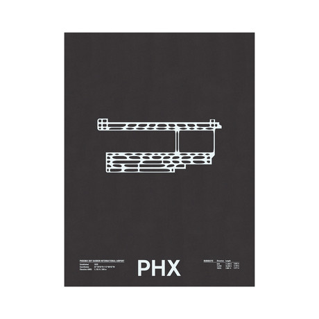 PHX // Phoenix Sky Harbor Screenprint