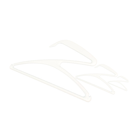 Gazel Clothing Hanger // Set of 3 // White