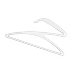 Gazel Clothing Hanger // Set of 3 // White