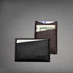 TRIM Saffiano Wallet // Black