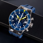 Montecristo Professional Chronograph // Blue + Yellow (Blue Strap)