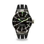 Montecristo Professional PVD Automatic  // Black + Green (Black Strap)