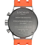 Montecristo Professional Chronograph // Black + Orange (Black Strap)