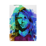 Kurt Cobain Watercolor (15"L x 20"H)