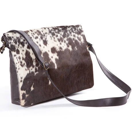 Cowhide Leather Messenger Bag  // Marshall 2