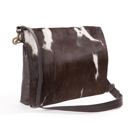 Cowhide Leather Messenger Bag  // Will 2