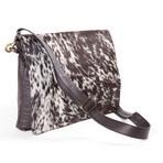 Cowhide Leather Messenger Bag  // Jae 2