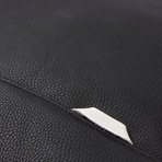 Slim Laptop Shoulder Bag 121 // Synthetic Leather (Black)