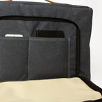 Signature Laptop Backpack 101 // Waxed Kodra Nylon (Black)