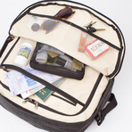 Weekender Travel Bag 300 // Waxed Chambray (Black)