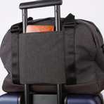 Weekender Travel Bag 300 // Waxed Chambray (Black)