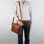 Golborne Leather Satchel // Vintage Chestnut